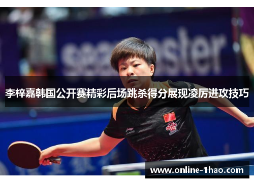 李梓嘉韩国公开赛精彩后场跳杀得分展现凌厉进攻技巧